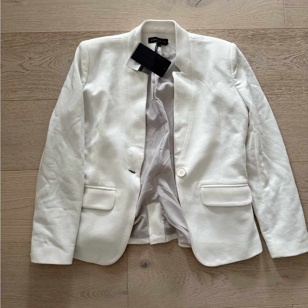 NWT Gibsonlook White Blazer Size Small